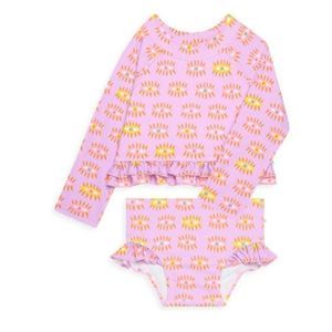 Cleo Long sleeve Rash guard And Ruffle Bloomer 6-12 NWT